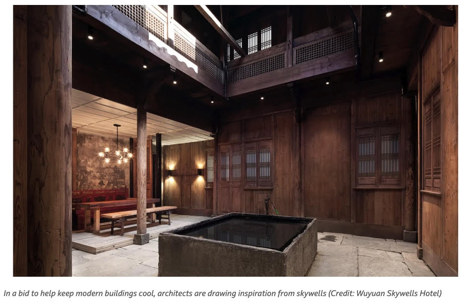 Ancient Chinese Skywell (Credit: Wuyuan Skywells Hotel) | bbc.com | medformance | 6energy solutions